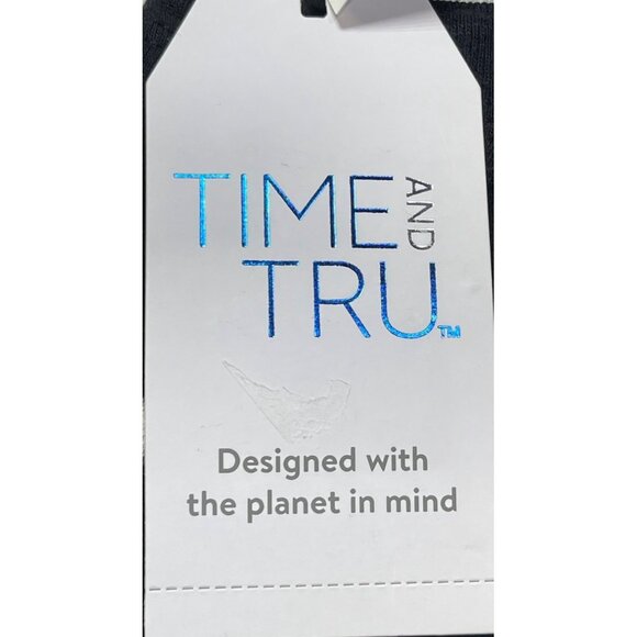 Time And Tru Womens XXL 20 Black & White Tie-Dye Tank Top 100% Cotton - Picture 9 of 10